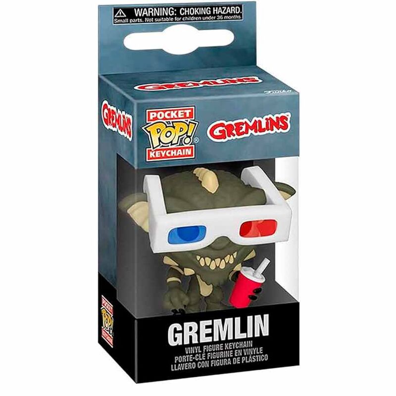 Llavero Pocket Gremlins Gremlin with 3D Glasses FUNKO