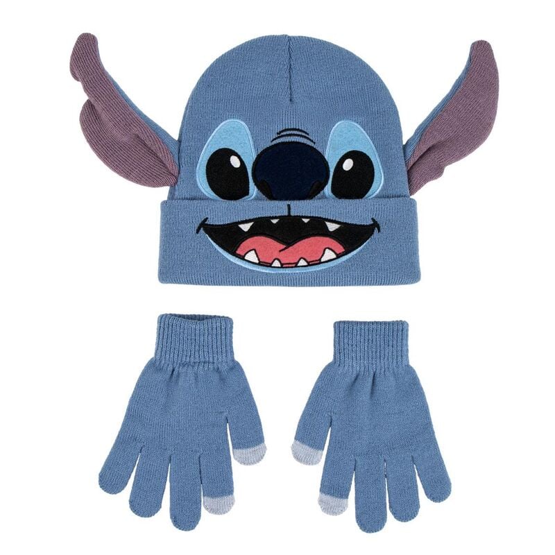 Set gorro y guantes Stitch Disney CERDÁ