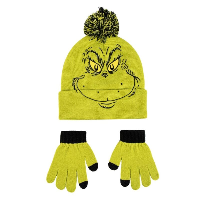 Set gorro y guantes El Grinch CERDÁ