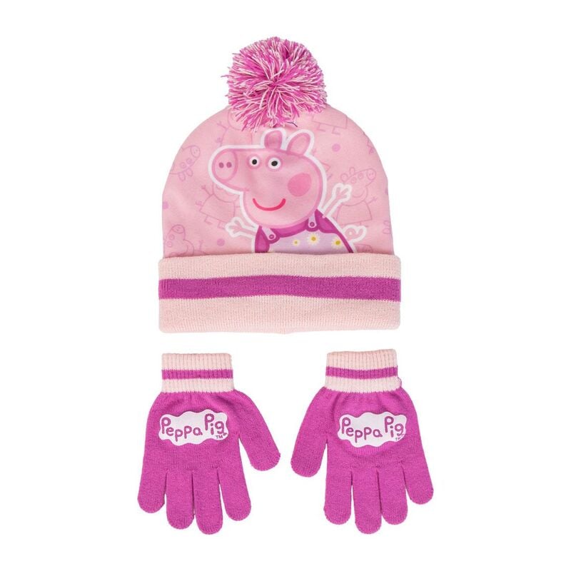 Set gorro y guantes Peppa Pig CERDÁ