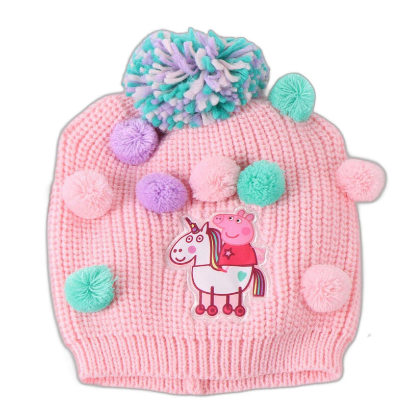 Conjunto gorro guantes bufanda Peppa Pig CERDÁ