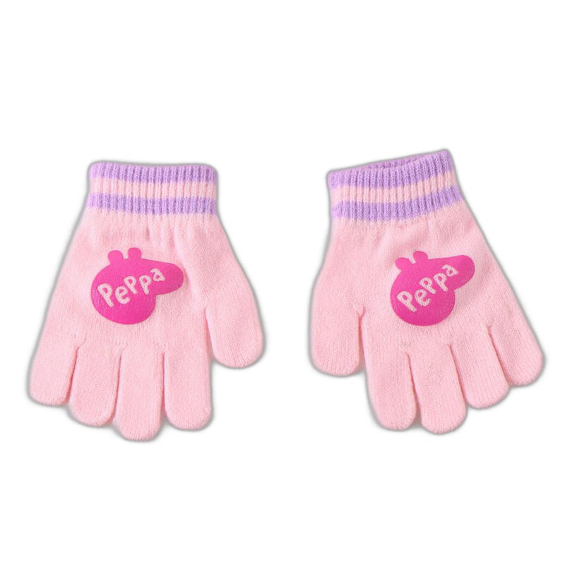 Conjunto gorro guantes bufanda Peppa Pig CERDÁ
