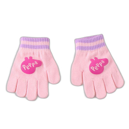 Conjunto gorro guantes bufanda Peppa Pig CERDÁ