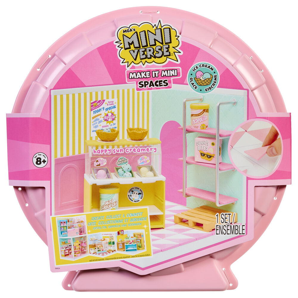 Playset Miniverse Make It Mini Spaces Heladeria MGA
