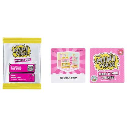 Playset Miniverse Make It Mini Spaces Heladeria MGA