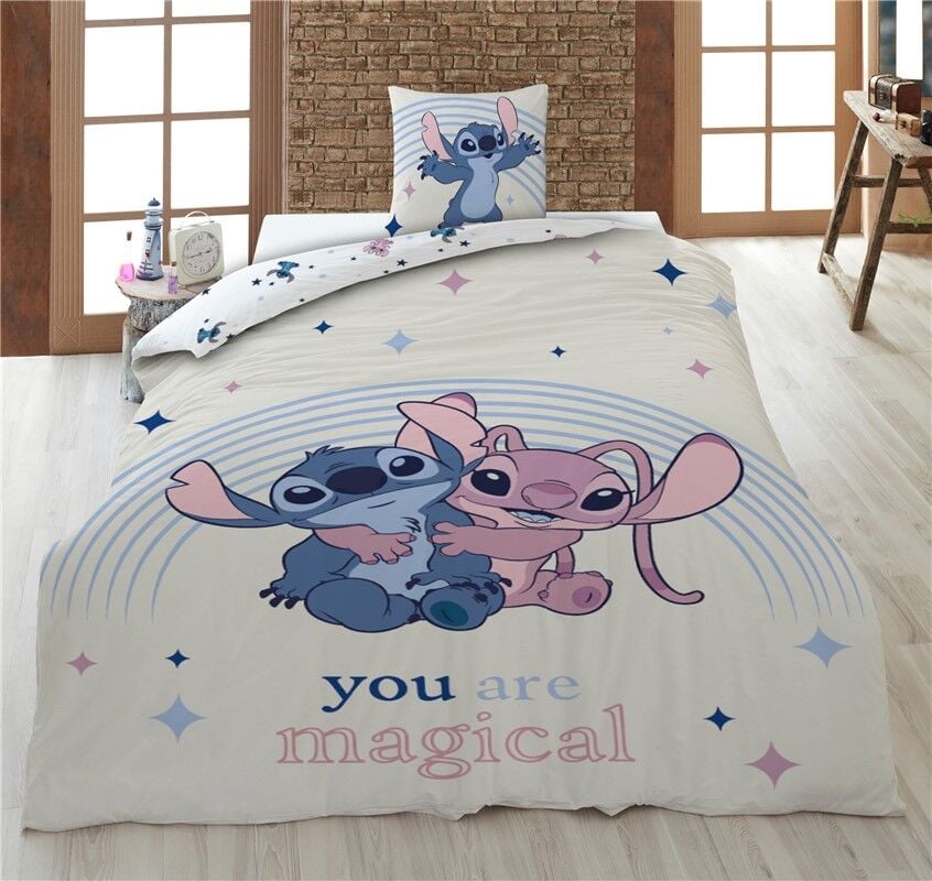 Funda nordica Angel & Stitch Disney cama 90cm policotton DISNEY