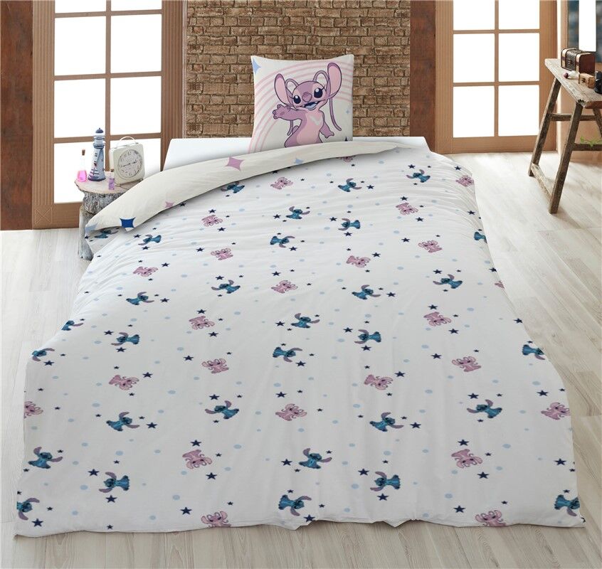 Funda nordica Angel & Stitch Disney cama 90cm policotton DISNEY
