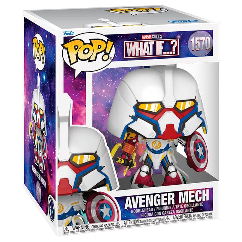 Figura POP Super Marvel What If..? Avenger Mech FUNKO