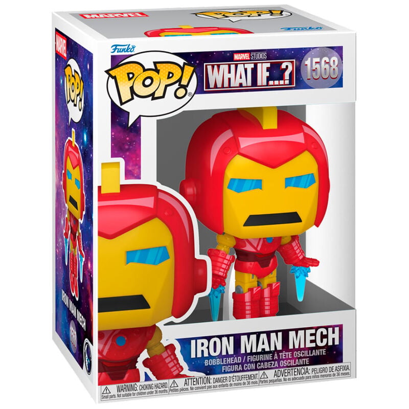 Figura POP Marvel What If..? Iron Man Mech FUNKO