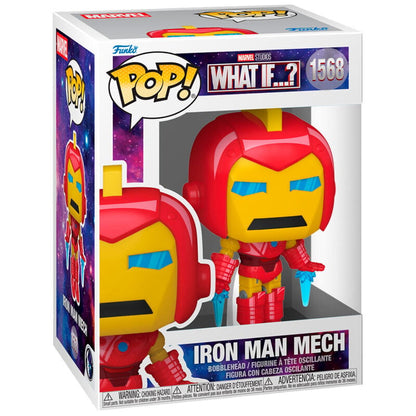 Figura POP Marvel What If..? Iron Man Mech FUNKO