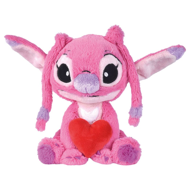 Peluche corazon Angel Stitch Disney 25cm SIMBA