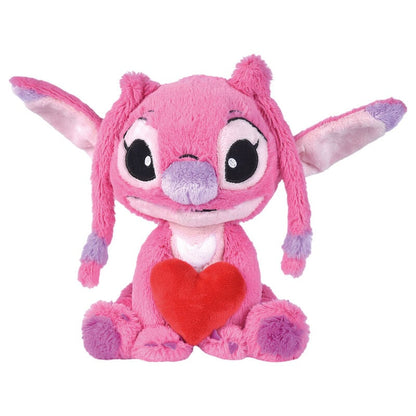 Peluche corazon Angel Stitch Disney 25cm SIMBA