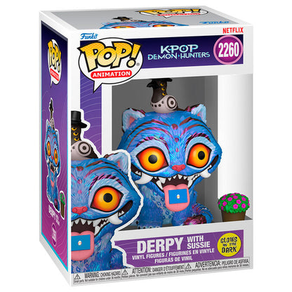 Figura POP Kpop Demon Hunters Derpy with Sussie Glow FUNKO