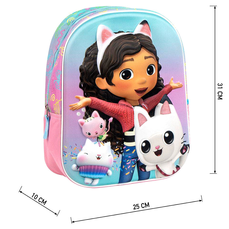 Mochila 3D La Casa de Muñecas de Gabby 31cm CERDÁ