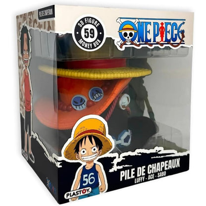 Figura Hucha Pila Sombreros One Piece 16cm PLASTOY