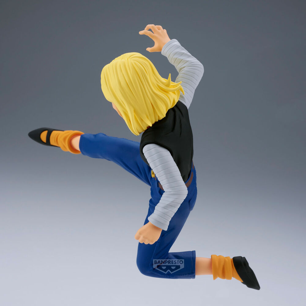 Set 2 figures Android 18 & Mr. Satan Match Makers Dragon Ball Z 11-8cm BANPRESTO