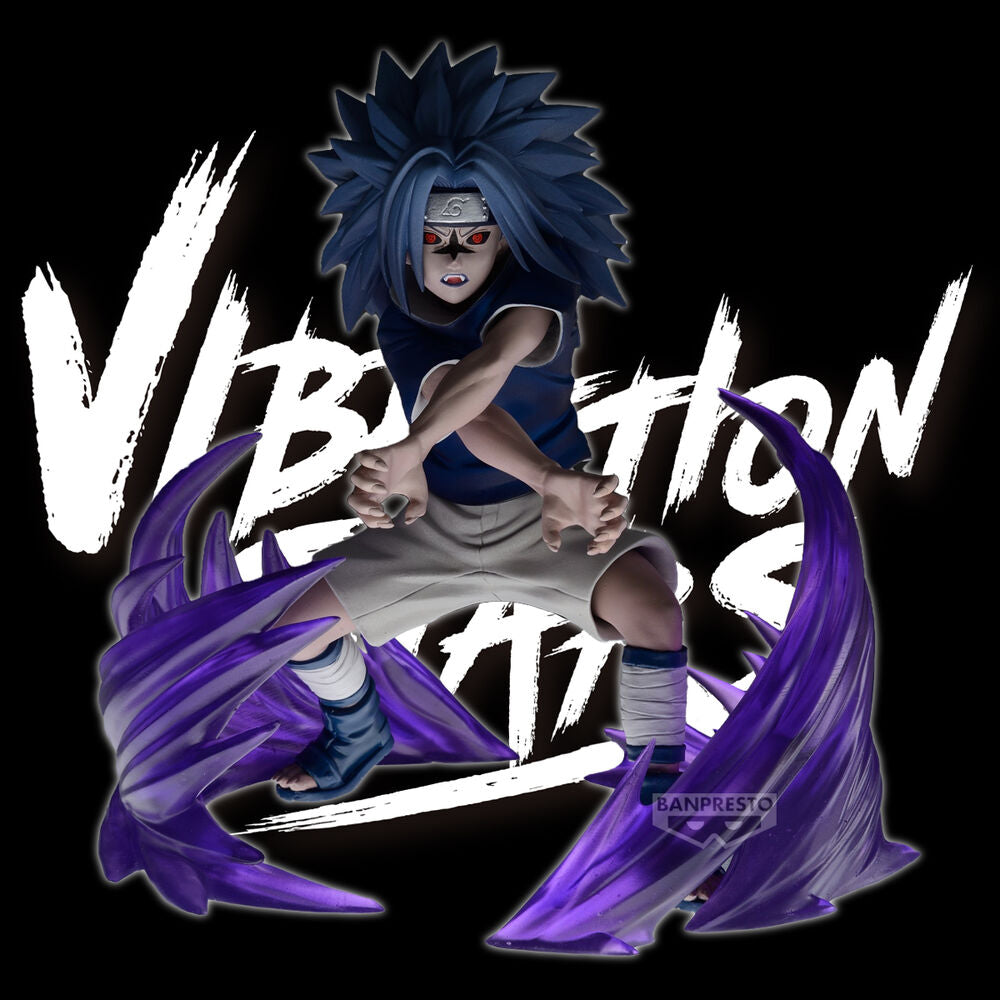 Figura Sasuke Uchiha Vibration Stars Naruto 72 Series 15cm BANPRESTO