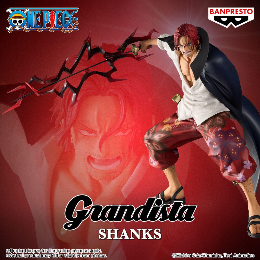 Figura Shanks Grandista One Piece 22cm BANPRESTO
