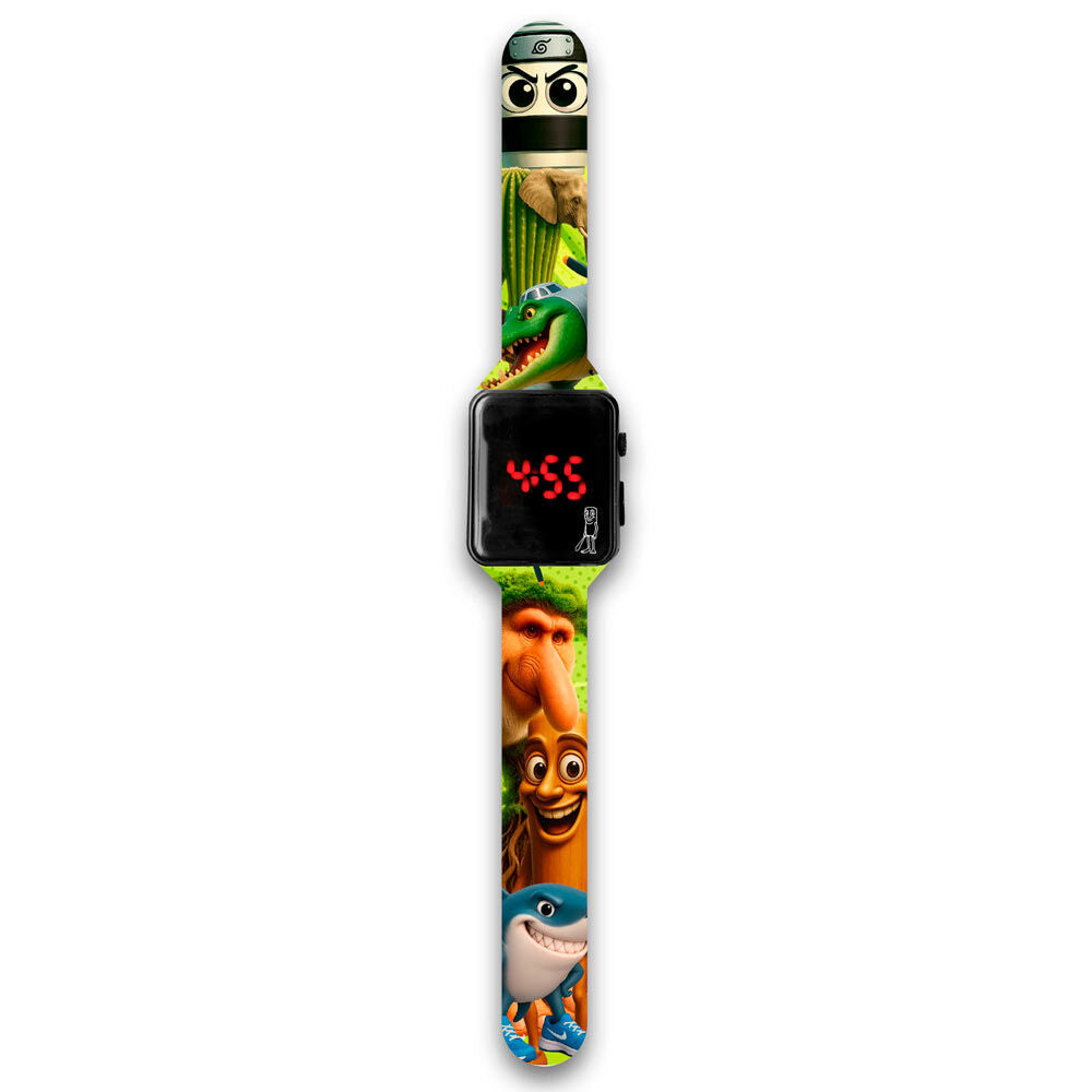Reloj digital LED Italian Brainrot SKIFIDOL