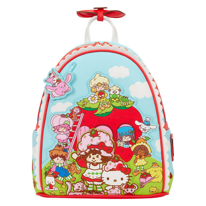 Mochila Shortcake Scented Hello Kitty & Friends x Strawberry Loungefly 26cm LOUNGEFLY
