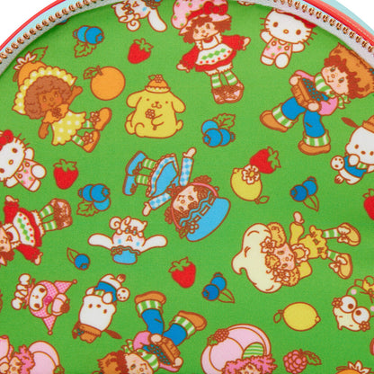 Mochila Shortcake Scented Hello Kitty & Friends x Strawberry Loungefly 26cm LOUNGEFLY