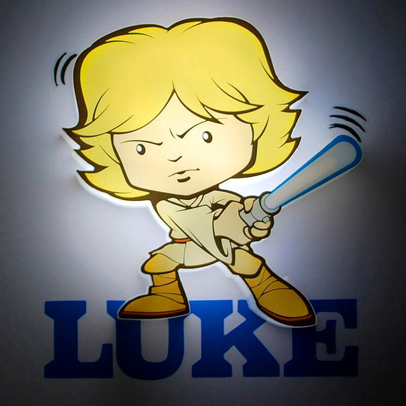 Lampara 3D Light FX mini Luke Skywalker Star Wars 3D LIGHT FX