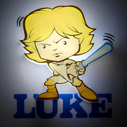 Lampara 3D Light FX mini Luke Skywalker Star Wars 3D LIGHT FX