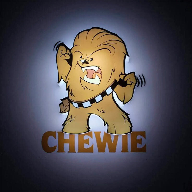 Lampara 3D Light FX mini Chewie Star Wars 3D LIGHT FX