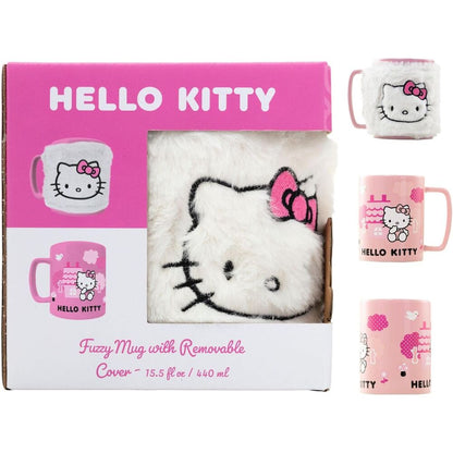 Taza funda de peluche Hello Kitty 440ml PYRAMID