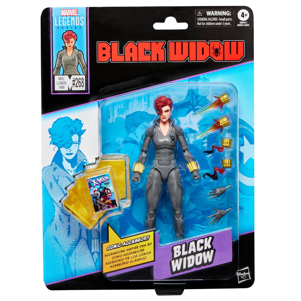 Figura Viuda Negra Black Widow Marvel Legends Series 15cm HASBRO