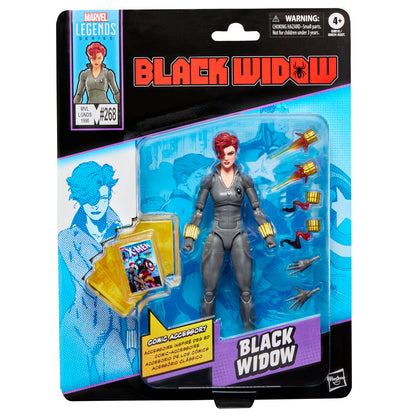 Figura Viuda Negra Black Widow Marvel Legends Series 15cm HASBRO