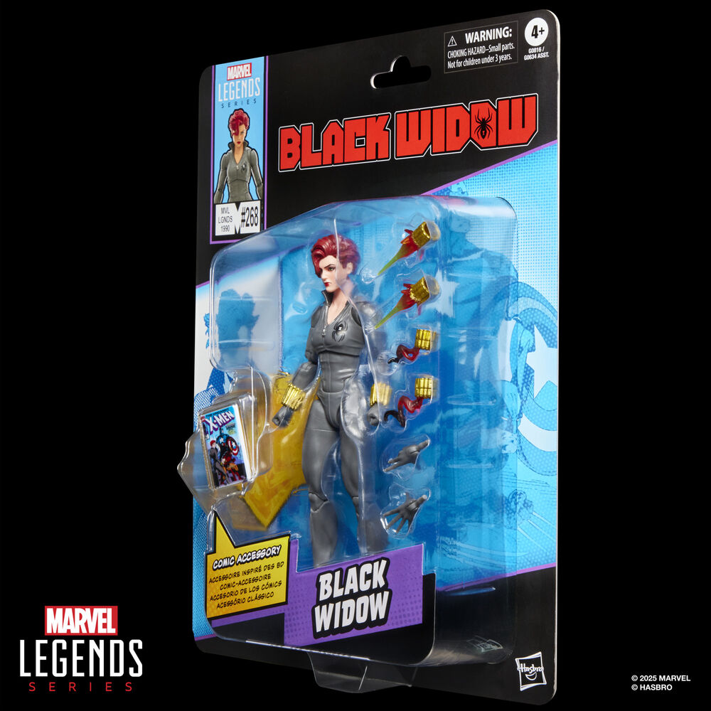 Figura Viuda Negra Black Widow Marvel Legends Series 15cm HASBRO