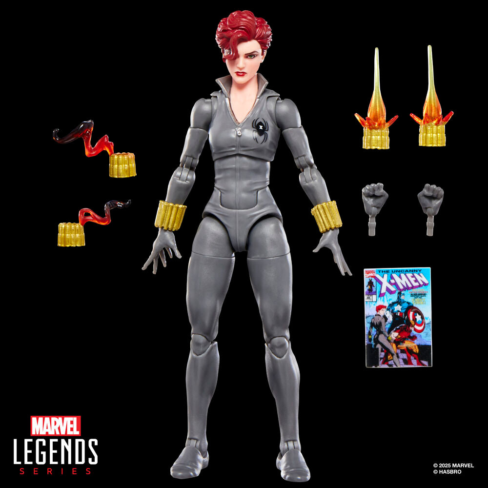 Figura Viuda Negra Black Widow Marvel Legends Series 15cm HASBRO