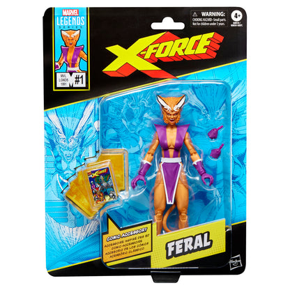 Figura Feral X-Force Marvel Legends Series 15cm HASBRO