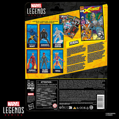 Figura Feral X-Force Marvel Legends Series 15cm HASBRO