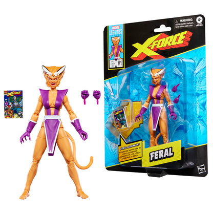 Figura Feral X-Force Marvel Legends Series 15cm HASBRO
