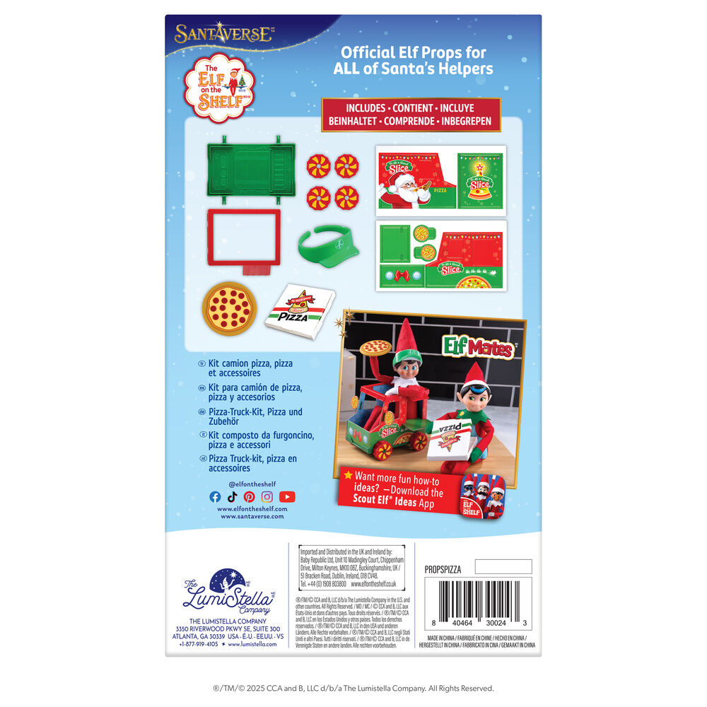 Accesorios repartidor de pizzas The Elf On the Shelf CEFA TOYS