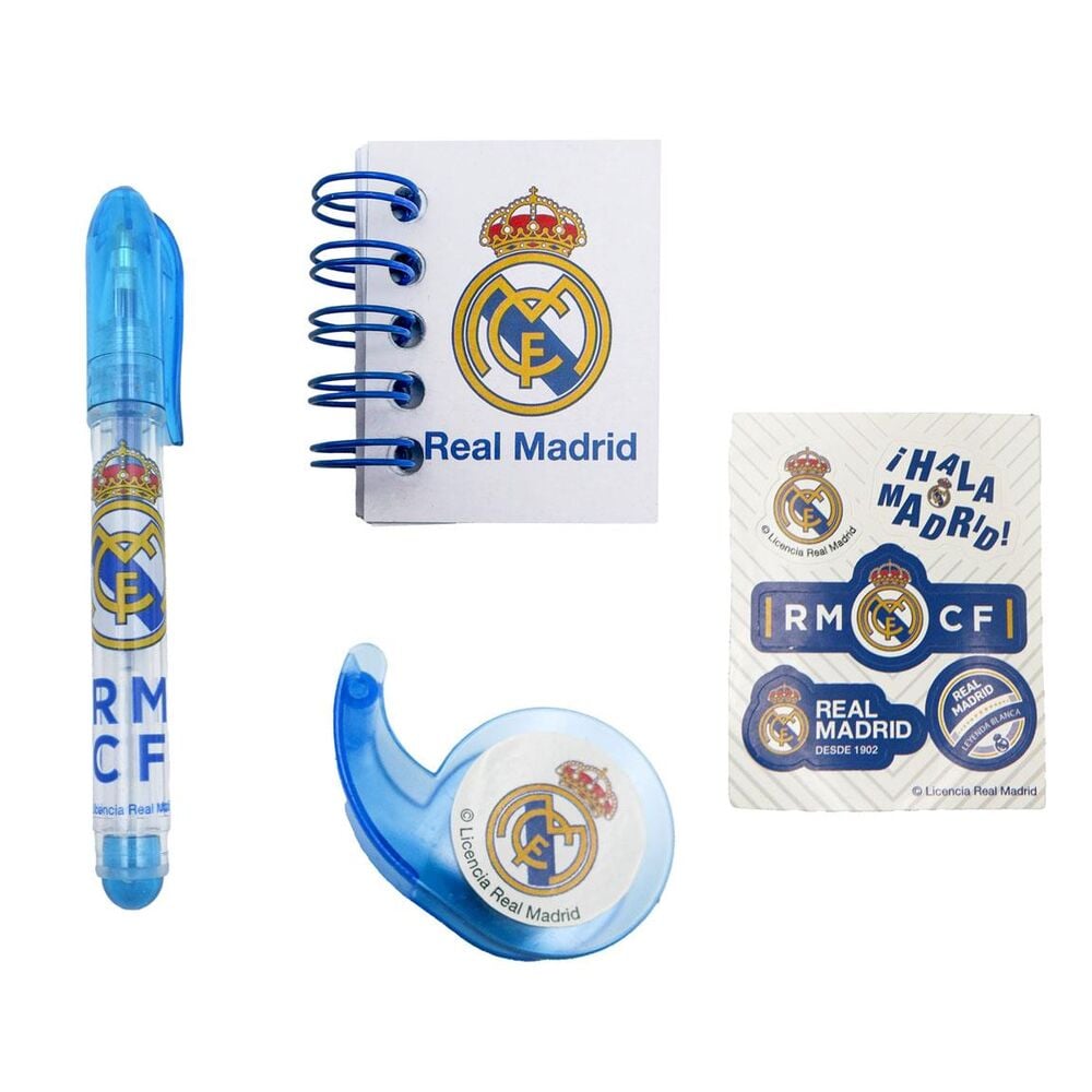 Set papeleria Mini Mochila Real Madrid CERDÁ