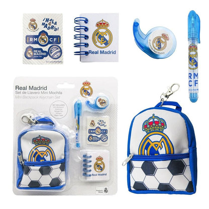 Set papeleria Mini Mochila Real Madrid CERDÁ