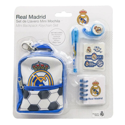 Set papeleria Mini Mochila Real Madrid CERDÁ
