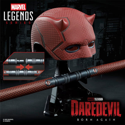 Replica Mascara + Baston de combate Born Again Daredevil Marvel Legends Series HASBRO