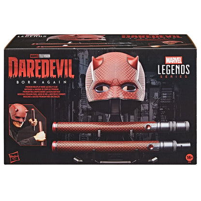 Replica Mascara + Baston de combate Born Again Daredevil Marvel Legends Series HASBRO