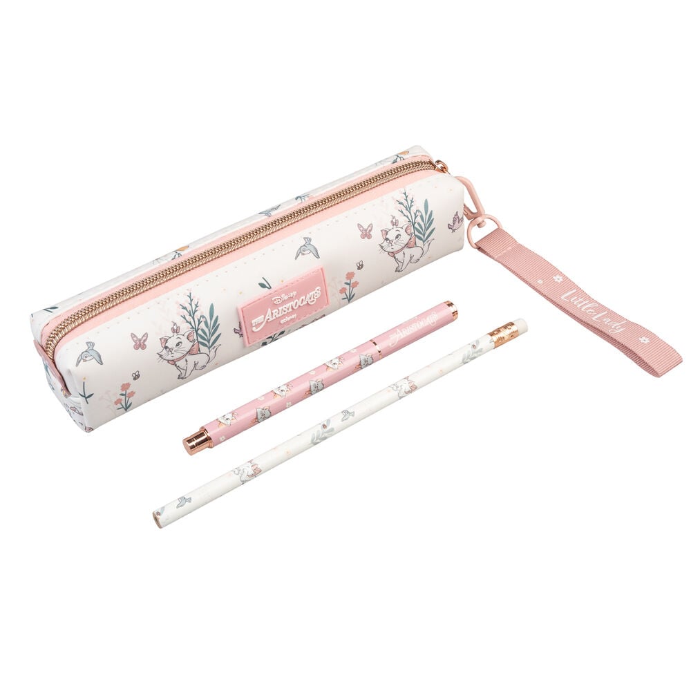 Set portatodo + boligrafo y lapiz Bonjour Marie Los Aristogatos Disney ERIK