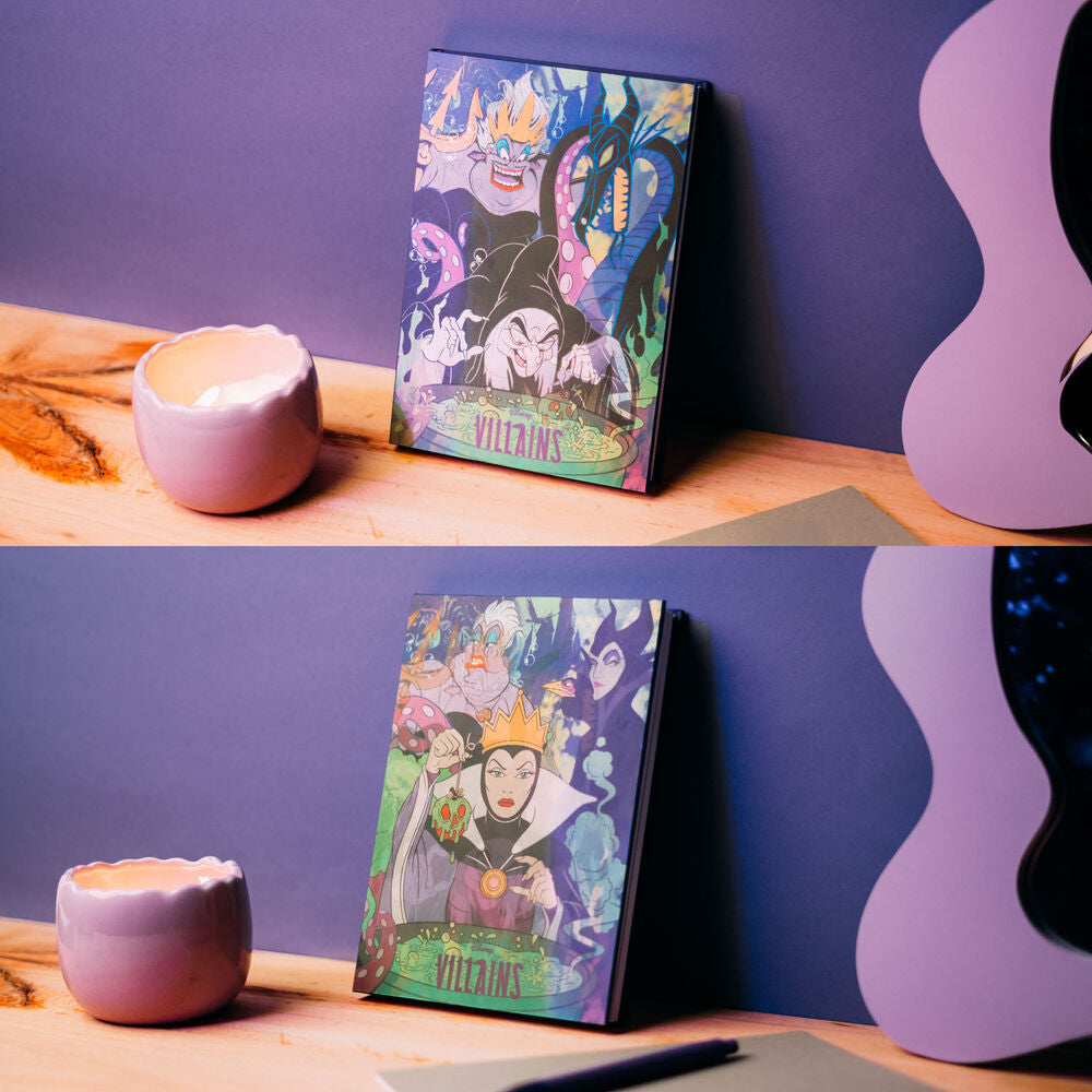 Cuaderno A5 Lenticular Villanas Disney ERIK