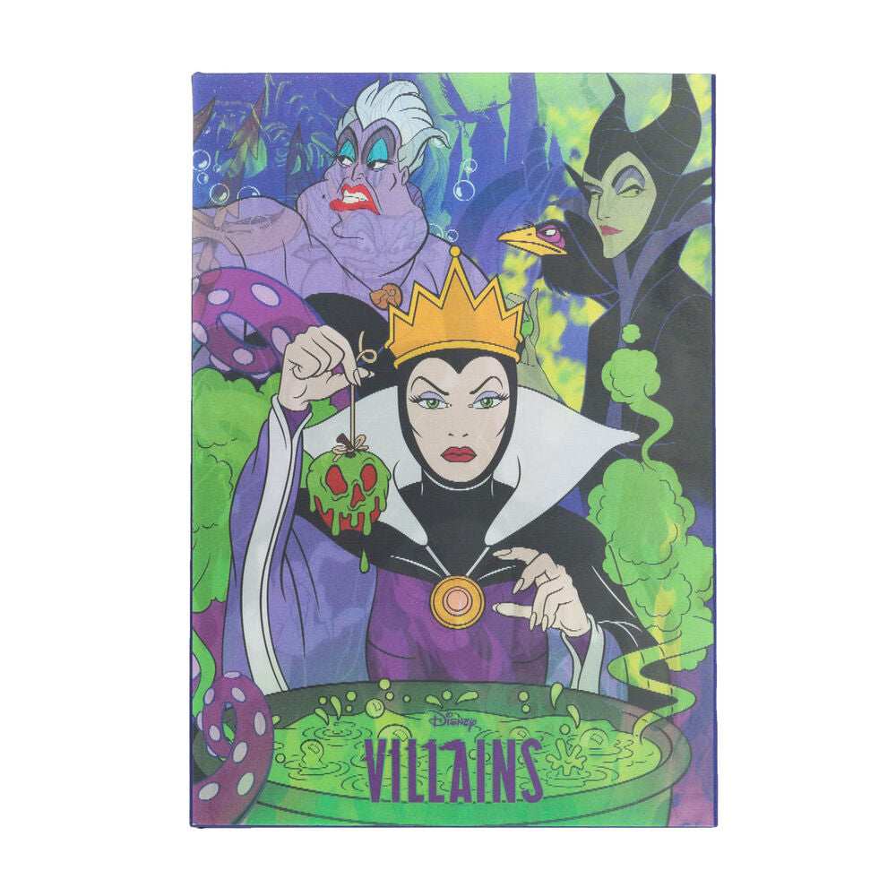 Cuaderno A5 Lenticular Villanas Disney ERIK