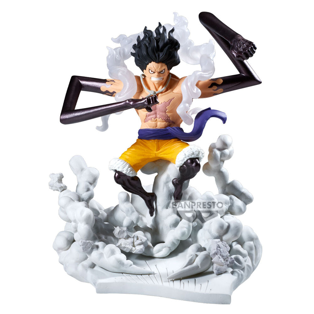 Figura Monkey D Luffy Gear 4 Senkokkei One Piece 15cm BANPRESTO