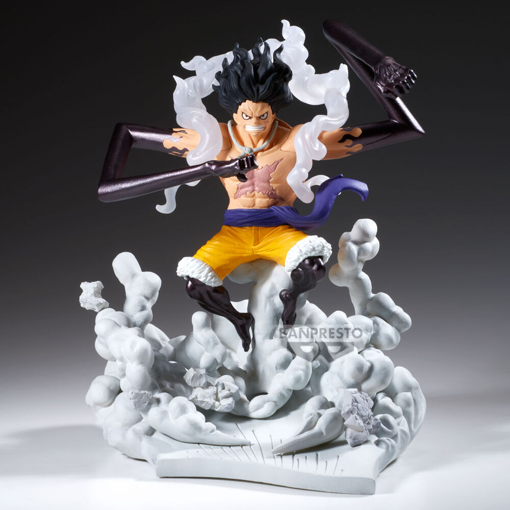 Figura Monkey D Luffy Gear 4 Senkokkei One Piece 15cm BANPRESTO