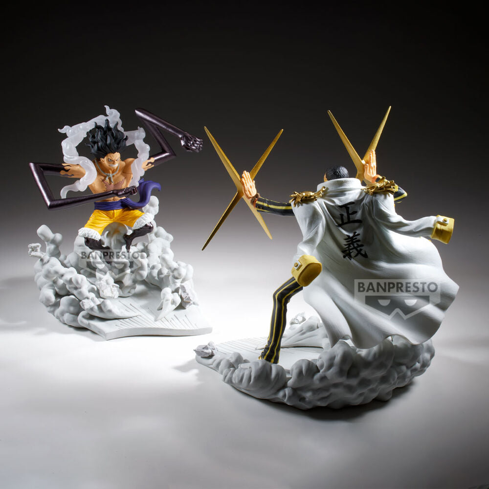 Figura Monkey D Luffy Gear 4 Senkokkei One Piece 15cm BANPRESTO