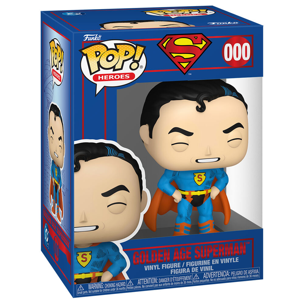 Figura POP DC Comics Superman Golden Age Superman FUNKO