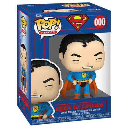 Figura POP DC Comics Superman Golden Age Superman FUNKO